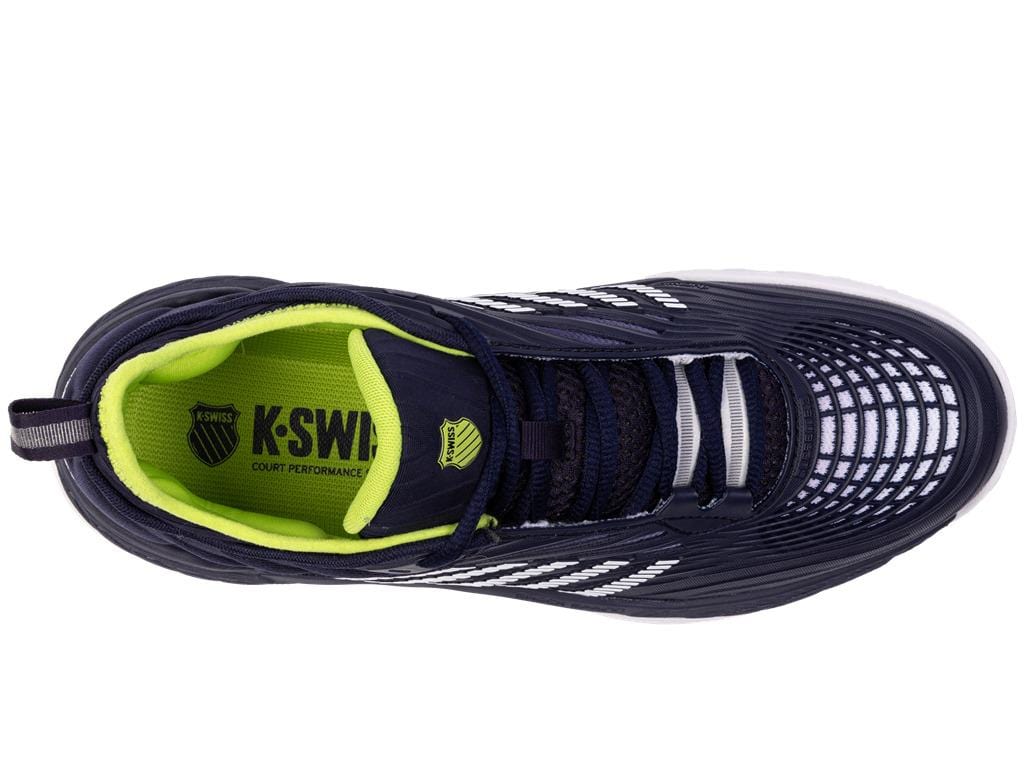 K-Swiss Hypercourt Supreme 2 Mens Tennis Shoes - Peacoat / White / Lime - Top