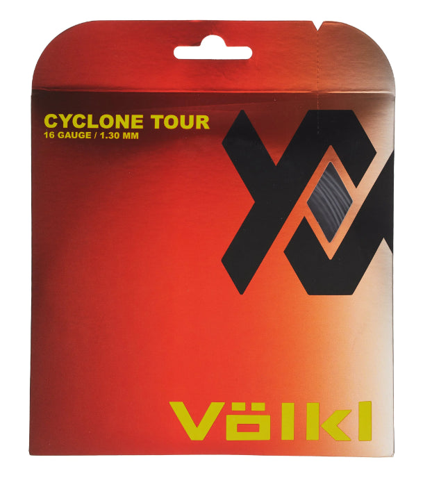 Volkl Cyclone Tour Tennis String Set - Anthracite Black (12m)
