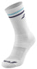 Babolat Mens Team Single Tennis Socks - White / Estate Blue
