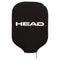 The HEAD Pickleball Paddle Coverbag - Black features a sleek, sturdy design with a bottom zipper and the white HEAD logo in the center, offering reliable protection for your paddle.