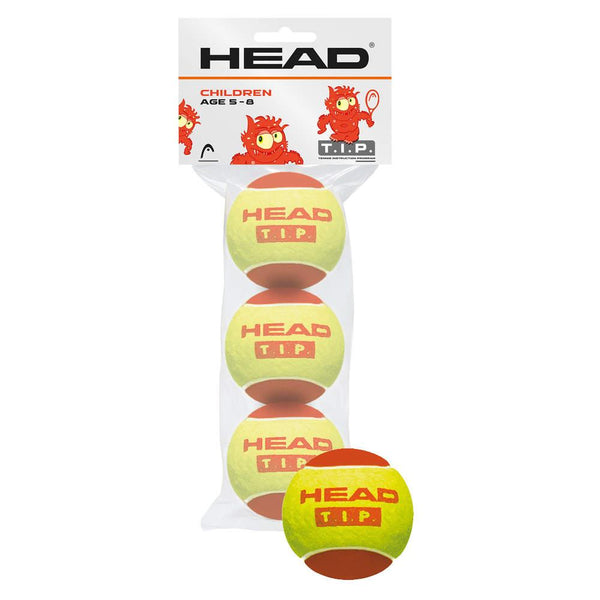 HEAD TIP Tennis Balls (3 Ball Pack) - Red