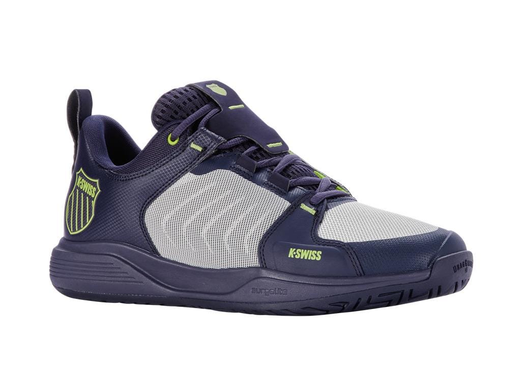 K-Swiss Ultrashot Team Mens Tennis Shoes - Peacoat / Grey Violet / Green - Front Right