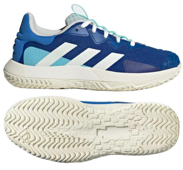 ADIDAS Court Team Bounce 2.0 Mens Indoor Court Shoes - Navy / Solar Red