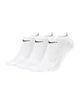 Nike Unisex Ankle Socks - White (3 Pack) 