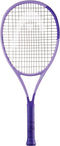 The HEAD Boom Team Alternate 2026 Tennis Racket by HEAD features a purple frame, dark purple grip, and black strings, designed for beginners seeking extra power. Shown against a plain white background.
