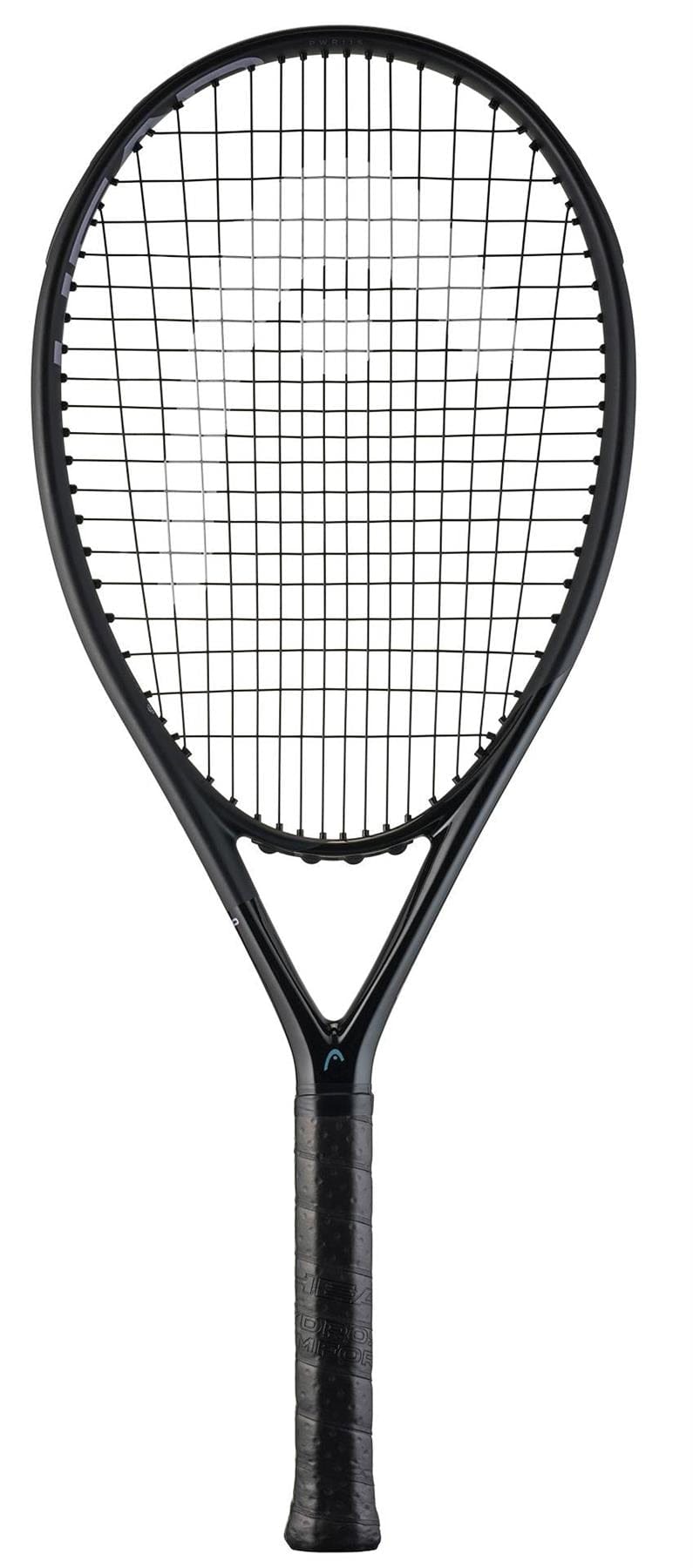 The HEAD PWR 115 Tennis Racket by HEAD is lightweight and designed for beginners, combining a stylish black frame with excellent performance.