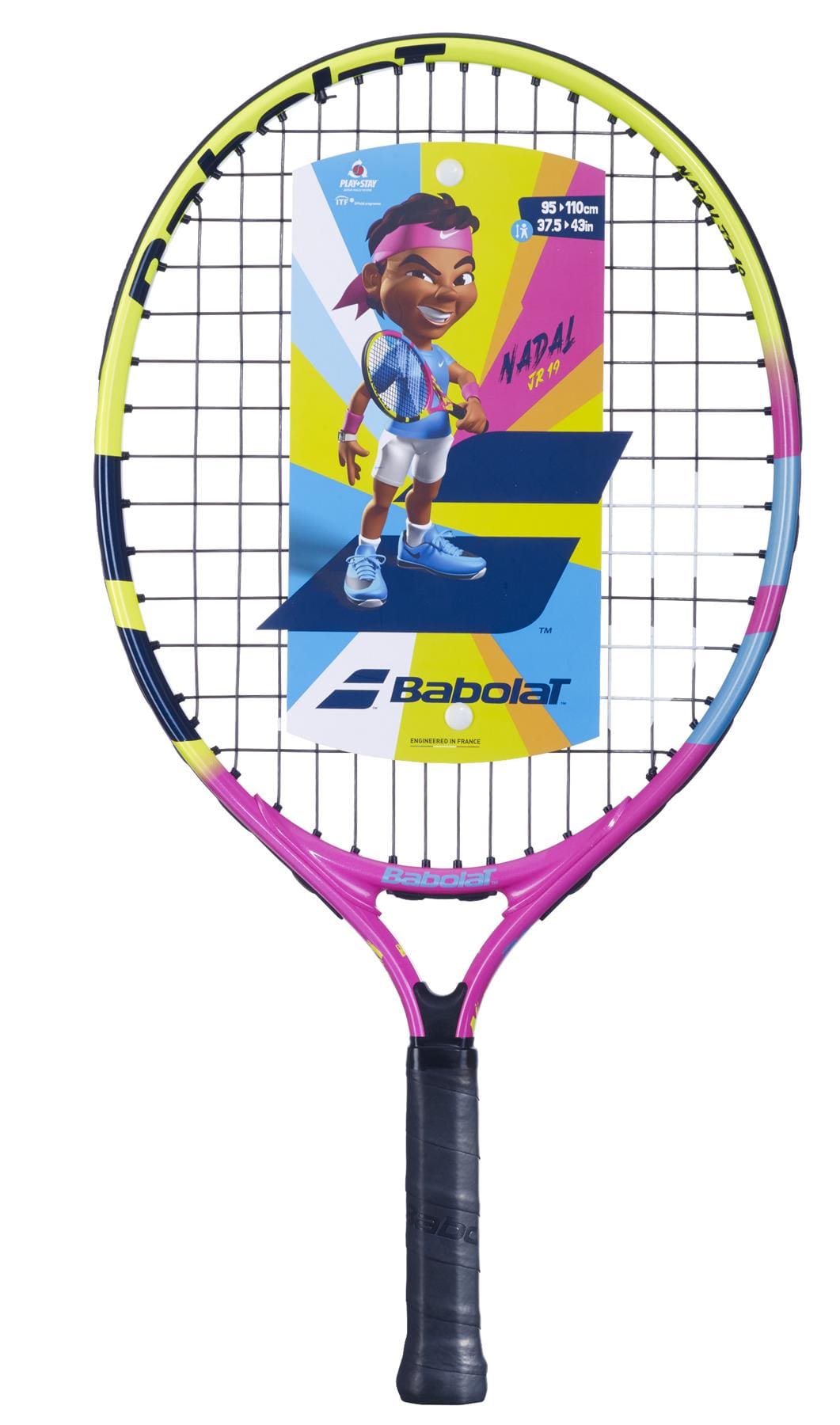 Babolat Nadal Junior 19 Tennis Racket  - Pink / Yellow