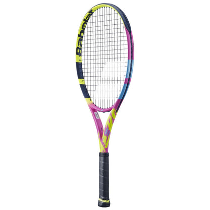 Babolat Pure Aero Rafa Junior 26 Tennis Racket - Yellow / Pink / Blue - Left