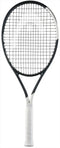 The HEAD Speed Team 2026 Tennis Racket in black and white with a white grip is shown from the front against a plain white background—ideal for intermediate players seeking control.