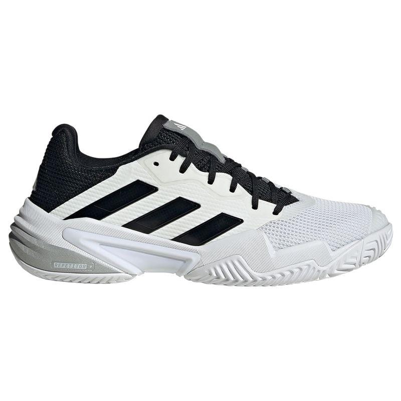 ADIDAS Barricade 13 Mens Tennis Shoes - White / Black - Main