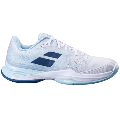 Babolat Jet Mach 3 2024 Womens Tennis Shoes - White / Angel Blue - Right