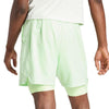 ADIDAS Melbourne Mens 2in1 Tennis Shorts - Green