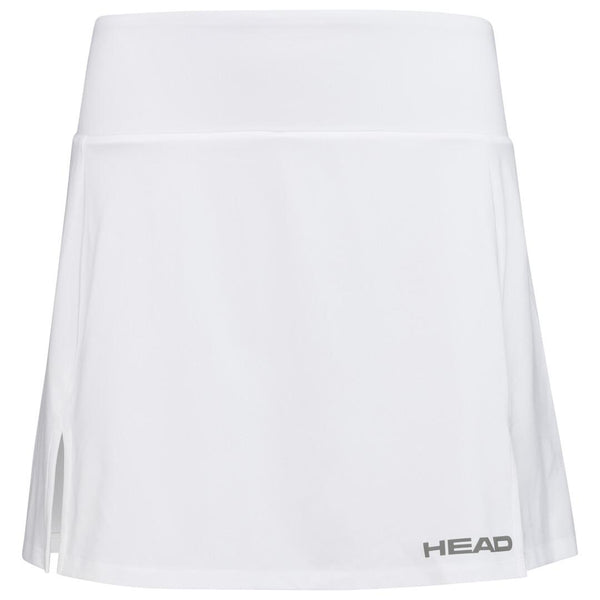 HEAD Womens Club Basic Tennis Skort Long - White