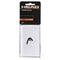 The packaging presents the HEAD 5" Tennis Wristband - White, which includes an elastic sweatband in white with the signature logo. The package displays the terms "Wristband" and "Sweat Absorption" in bold orange and white text set against a stylish black backdrop.