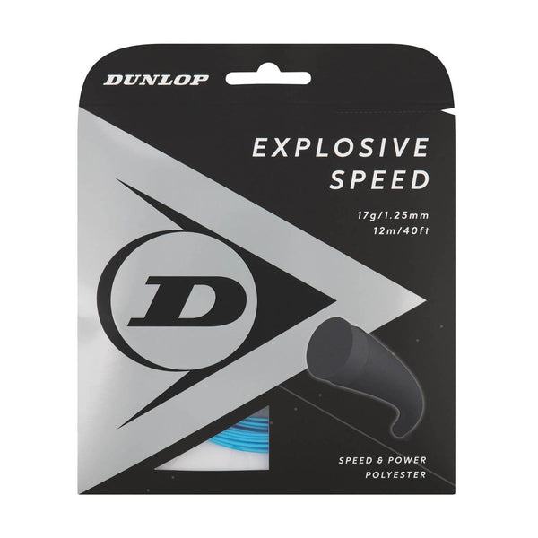 Dunlop Explosive Speed Tennis String (12m Set) - Blue 1.25mm
