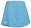 Babolat Play Womens Tennis Skirt - Cyan Blue - Angle