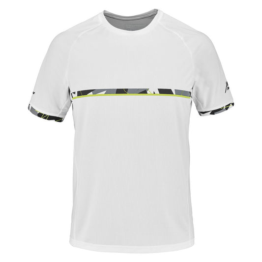 Babolat Aero Crew Neck Mens Tennis T-Shirt - White