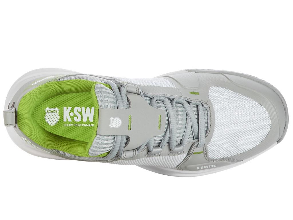 K-Swiss Ultrashot Team Womens Tennis Shoes - Grey Violet / White / Lime - Top