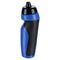 Introducing the Precision Sport 600ml Water Bottle - Royal by Precision, a blue and black sports water bottle designed with a curved shape and high-grip rubber for secure handling. The bottle includes a black cap and is made from BPA-free materials, making it ideal for keeping hydrated during intense workouts.