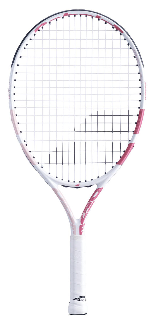 Babolat Drive Junior 23 Girls 2024 Tennis Racket - White / Pink