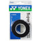 Yonex AC102EX Super Grap Tennis Overgrip - 3 Pack - Black
