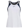 HEAD Womens Club 22 Tennis Tank Top - White / Dark Blue