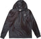 The Yonex YHD6 Unisex Tennis Hoodie - Storm features a black and dark gray swirling abstract pattern, a convenient front pocket, and a small white Yonex logo on the chest. This hoodie combines sporty style with comfort, making it perfect for on or off the tennis court.