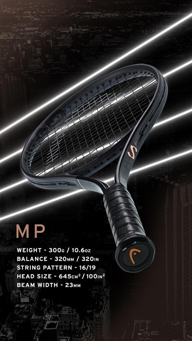 HEAD Speed MP LTD 2023 Tennis Racket - Black - Specs