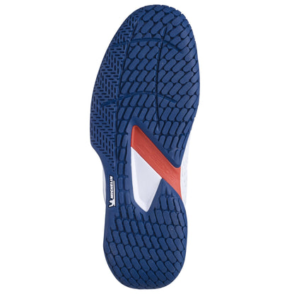 Babolat Propulse Fury 3 2024 Mens Tennis Shoes - White / Estate Blue - Sole