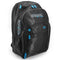 The Karakal Pro Tour 30 2.1 Tennis Backpack, in a stylish black and blue design, offers a 30-litre capacity and multiple compartments for organized gear storage. It ensures comfort with its padded shoulder straps and includes spacious front pockets for easy access to essentials.