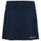 HEAD Womens Club Basic Tennis Skort Long - Dark Blue