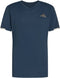 The adidas Climacool+ Freelift Pro Mens Tennis T-Shirt - Aurora Ink features short sleeves, a small metallic logo on the chest, metallic sleeve accents, and advanced Climacool+ technology. Shown against a white background.