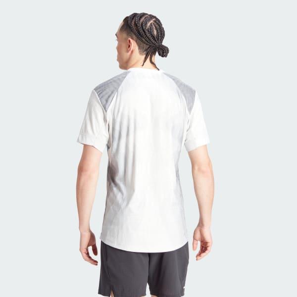 ADIDAS Melbourne Mens Pro Tennis T-Shirt - Grey