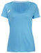 Babolat Play Womens Tennis Cap Sleeve Top - Cyan Blue