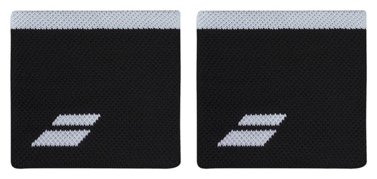 Babolat Logo Wristband - Black / White