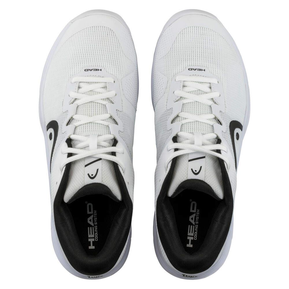 HEAD Revolt Evo 2.0 Mens Wide Fit Tennis Shoes - White / Black - Tongue