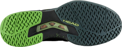 HEAD Sprint Pro SF Mens Tennis Shoes - Black / Forest Green - Sole