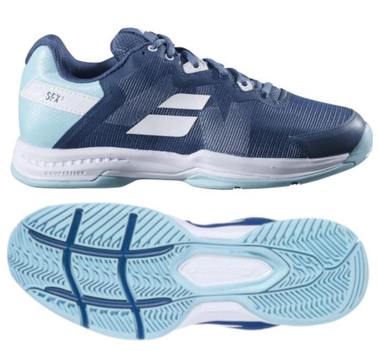 Babolat SFX3 All Court Womens Tennis Shoes - Deep Dive / Blue