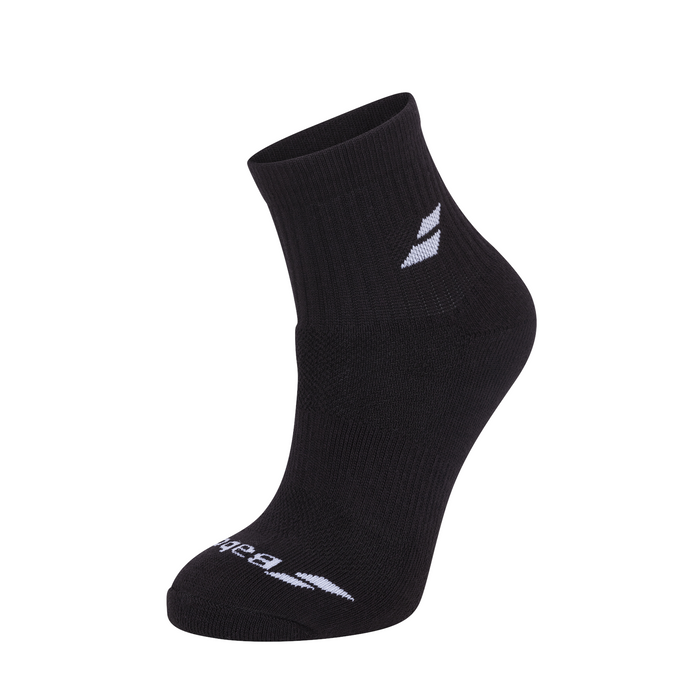 Babolat Quarter Socks 3 Pack - Black