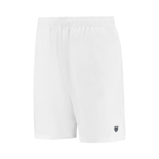 K-Swiss Hypercourt Mens 7 Inch Tennis Shorts - White