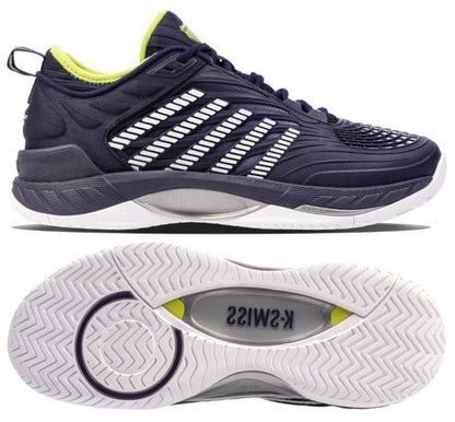 K-Swiss Hypercourt Supreme 2 Mens Tennis Shoes - Peacoat / White / Lime