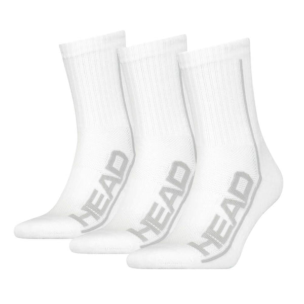 HEAD Performance Tennis Socks (3 Pack) - White