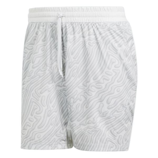 ADIDAS Melbourne Mens Pro 7 Inch Tennis Shorts - Grey