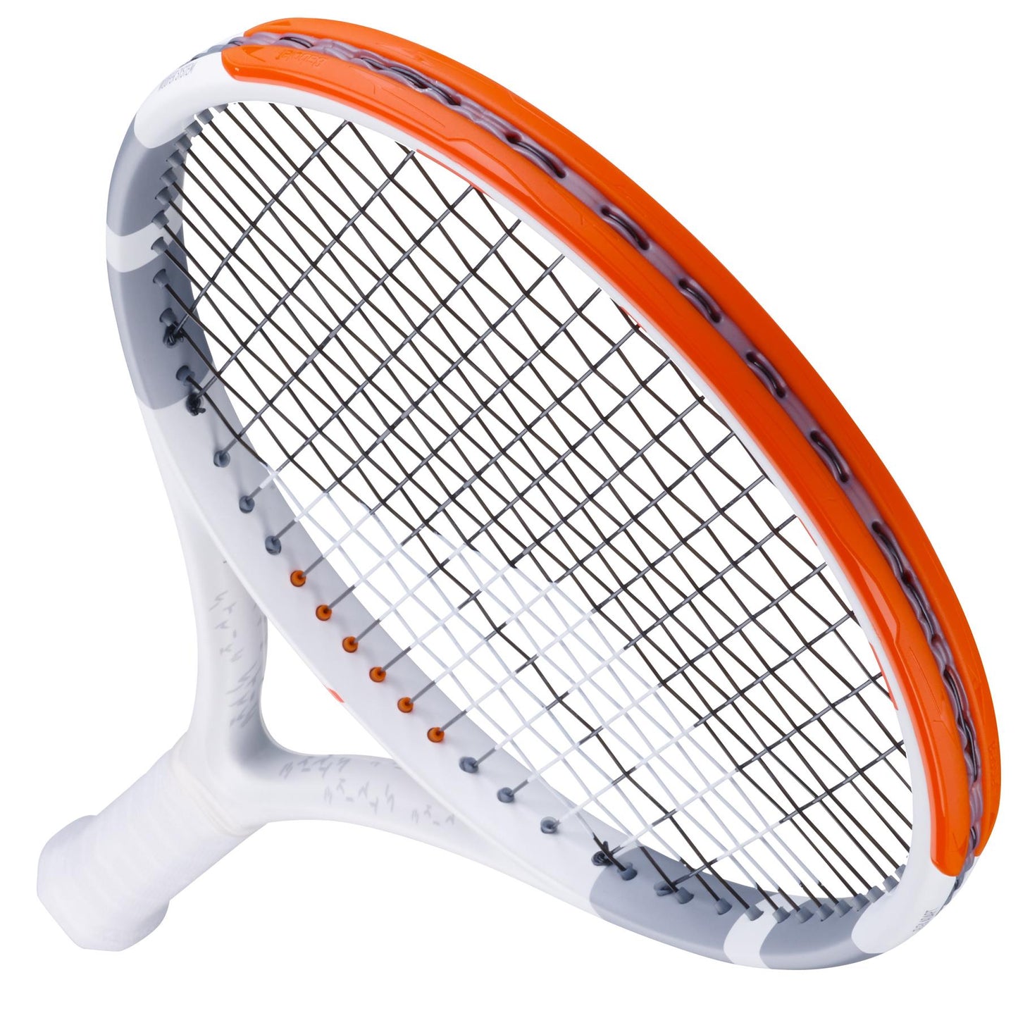 Babolat Evo Strike Gen 2 Tennis Racket - White / Red / Grey (Strung) - Grommets