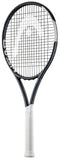 The HEAD IG Speed XCEED Tennis Racket features a black and white frame with white grip and black strings, plus the "HEAD" logo—making it an ideal beginner’s racket.