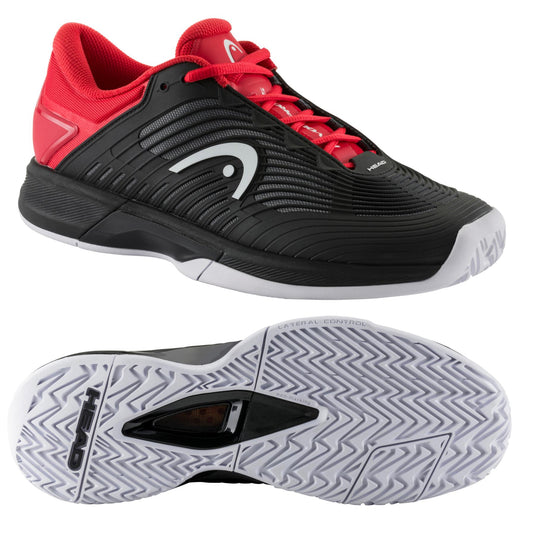 HEAD Revolt Pro 4.5 Mens Tennis Shoes - Black / Red