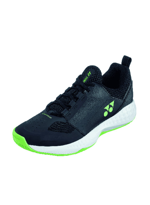 Yonex Power Cushion Lumio 4 Mens Tennis Shoes - Black / Lime - Main