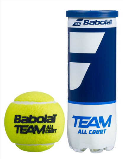 Babolat Pure Team All Court Tennis Balls (3 Ball Tube)