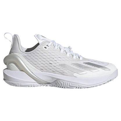 adidas Adizero Cybersonic Womens Tennis Shoes - White / Silver - Main