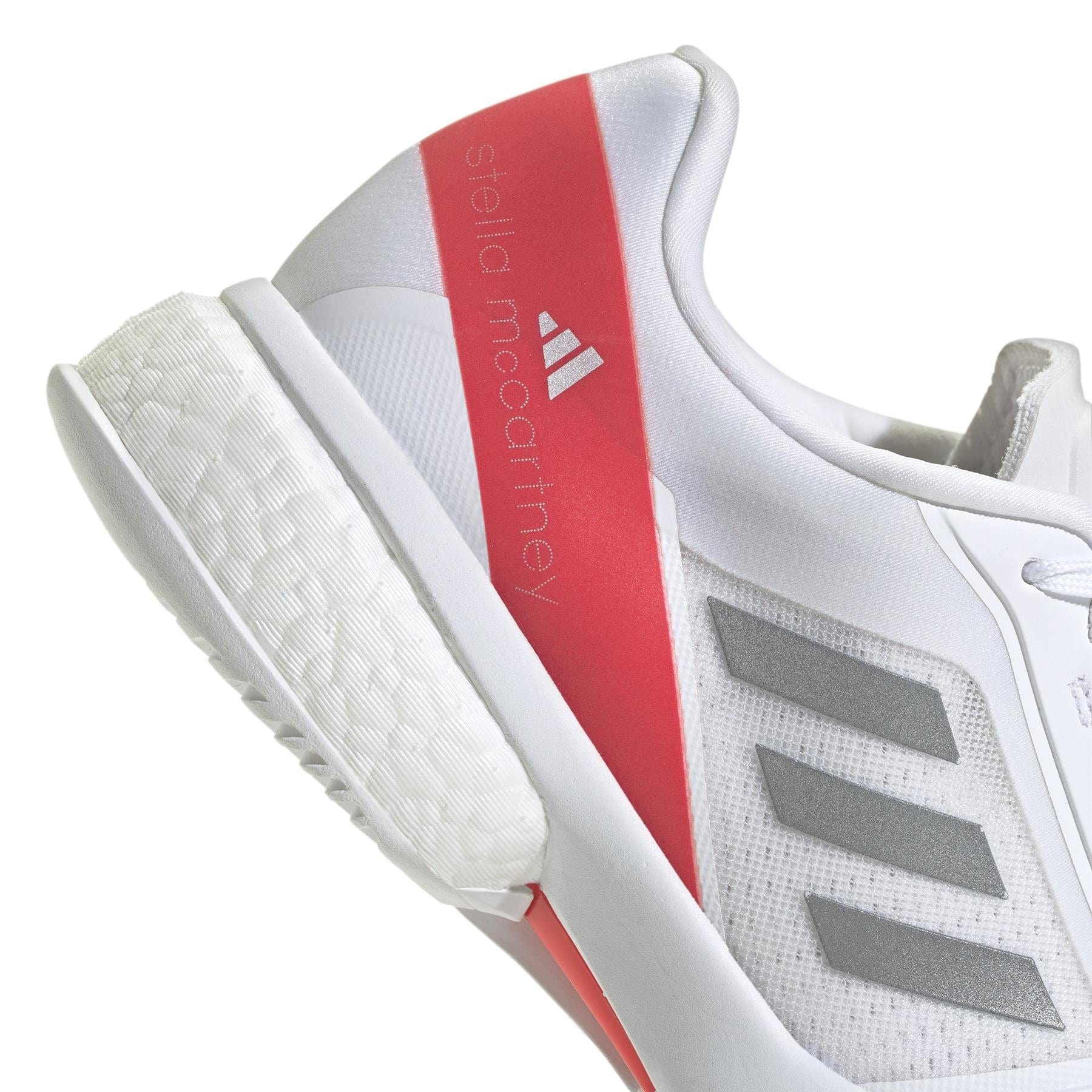 ADIDAS Stella Court Womens Tennis Shoes White Red